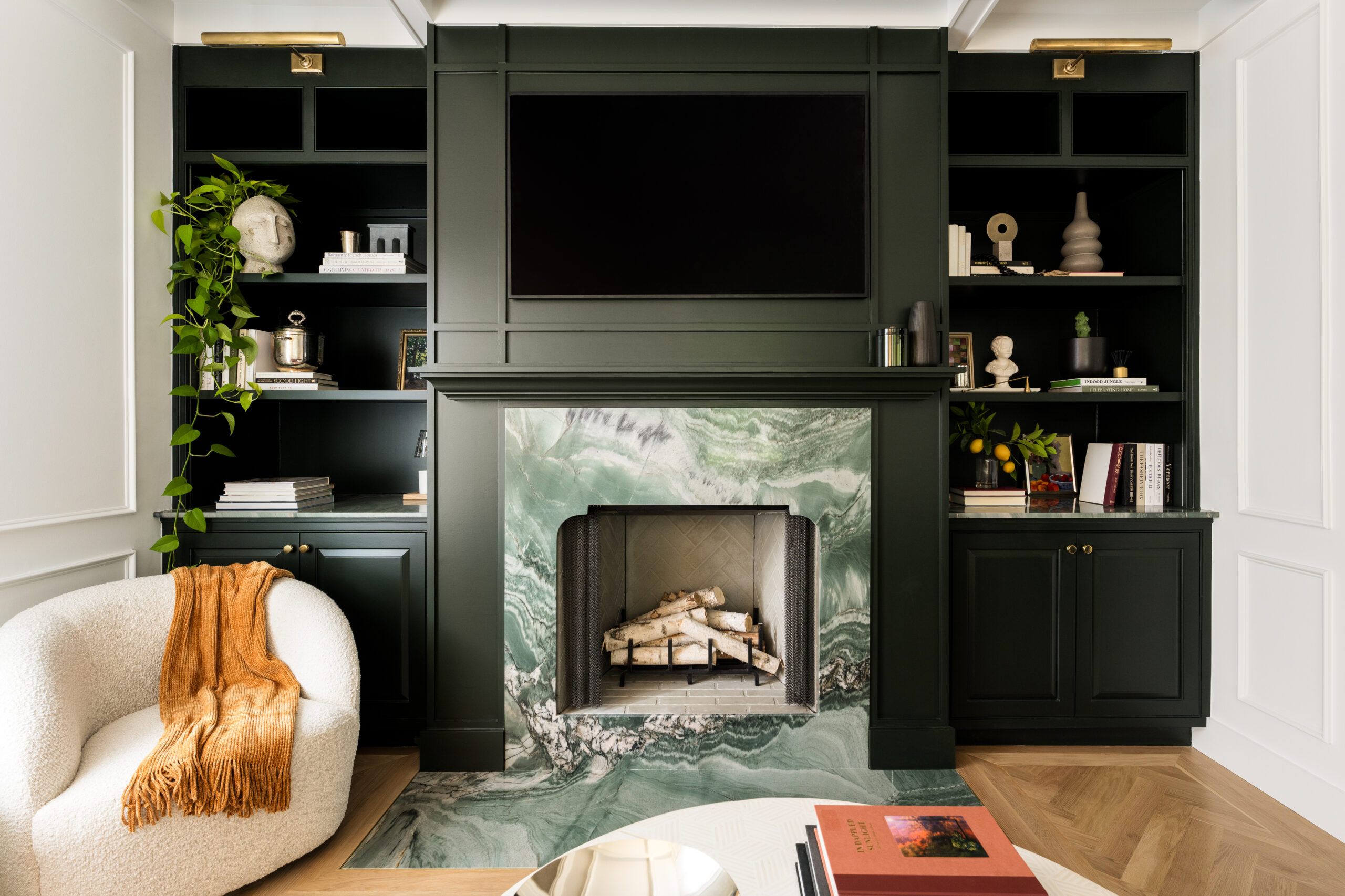 deep-green-living-room-cabinetry-with-green-marble-by-kate-thacker-home-in-dallas