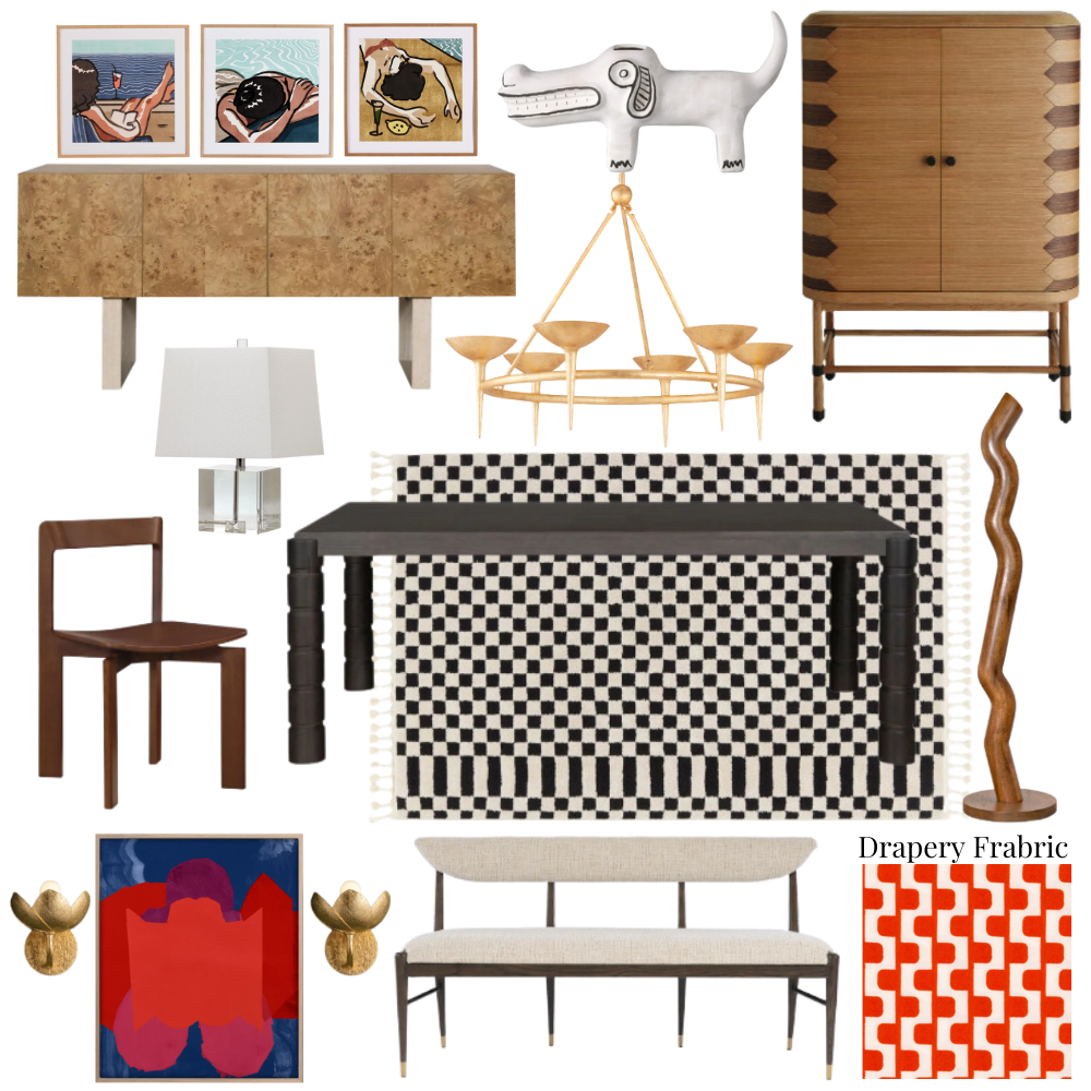Eclectic Interior Design Style Dining Room 