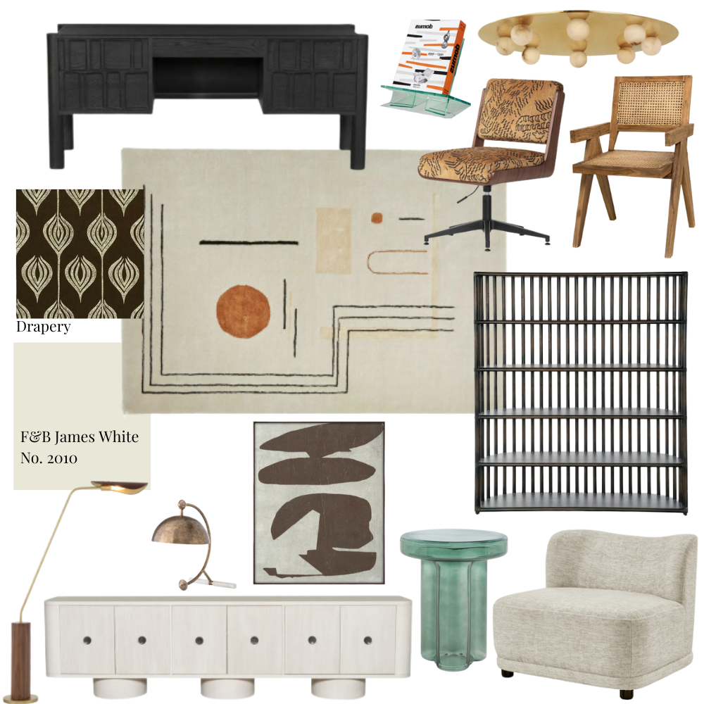 Eclectic Interior Style Office 