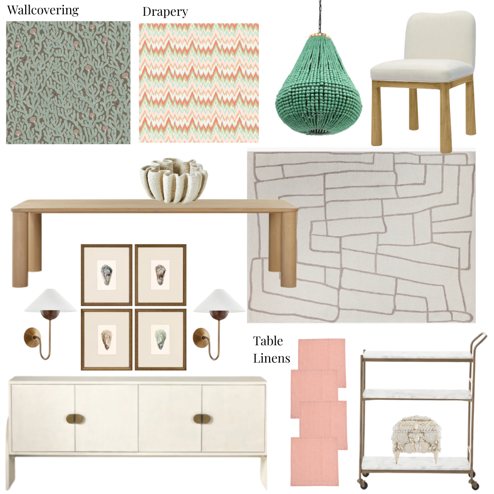 Modern Coastal Collection Dining Room