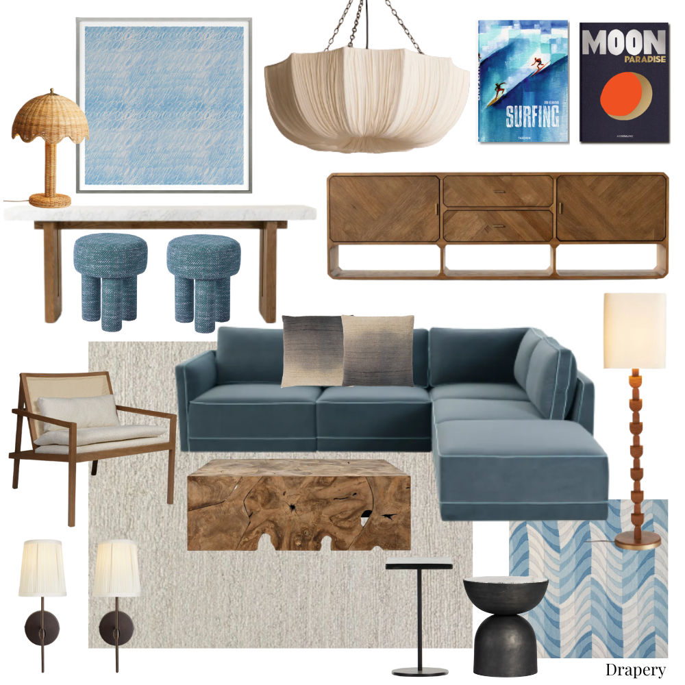 Modern Coastal Living Room