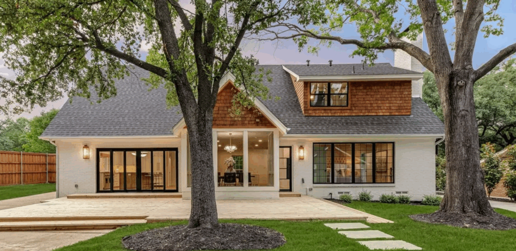 Modern Neutral Home Exterior Back