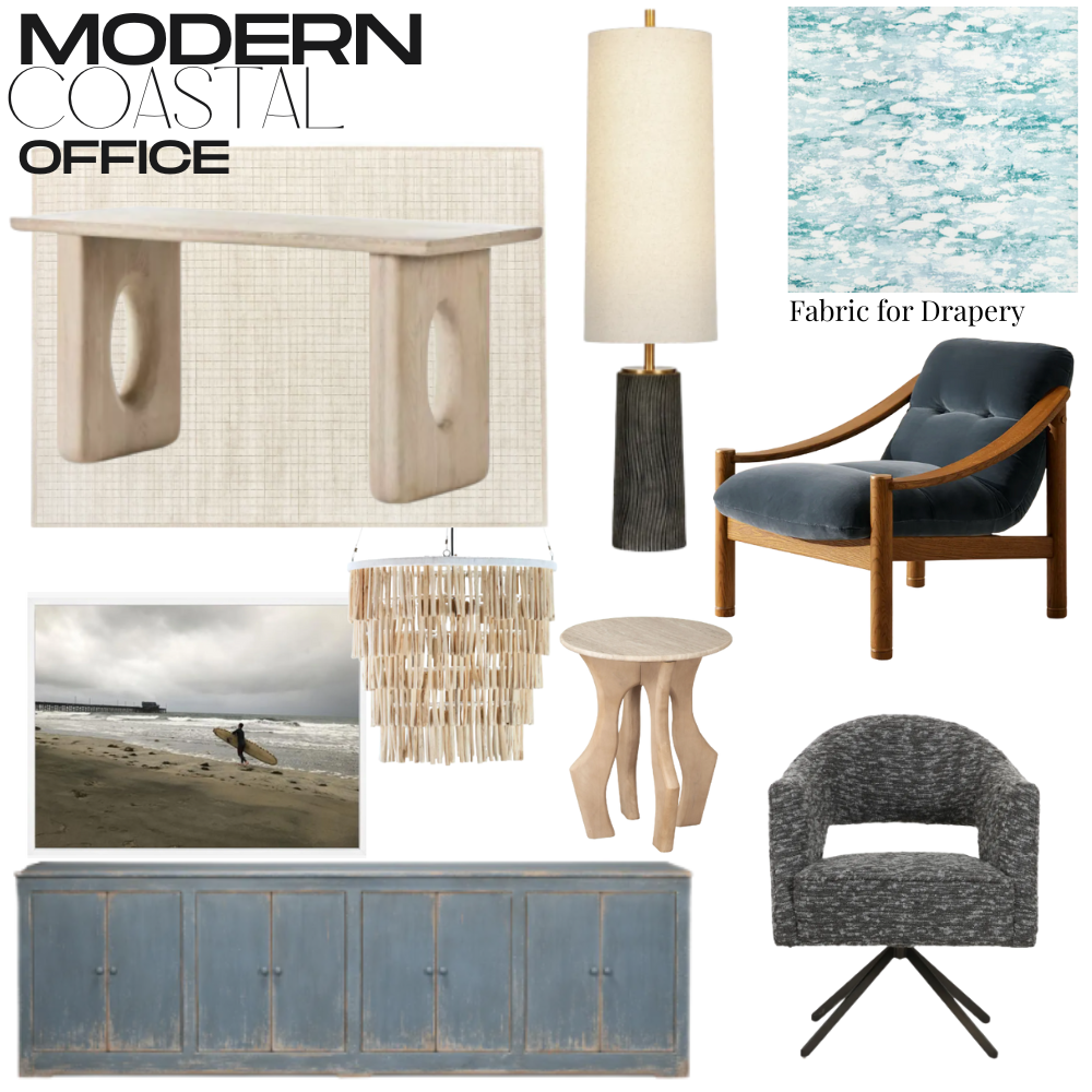 Modern Coastal Office