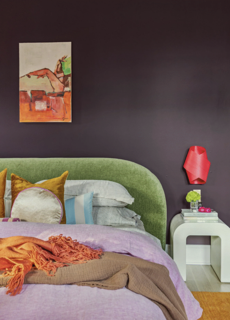 Eclectic Bold Bedroom