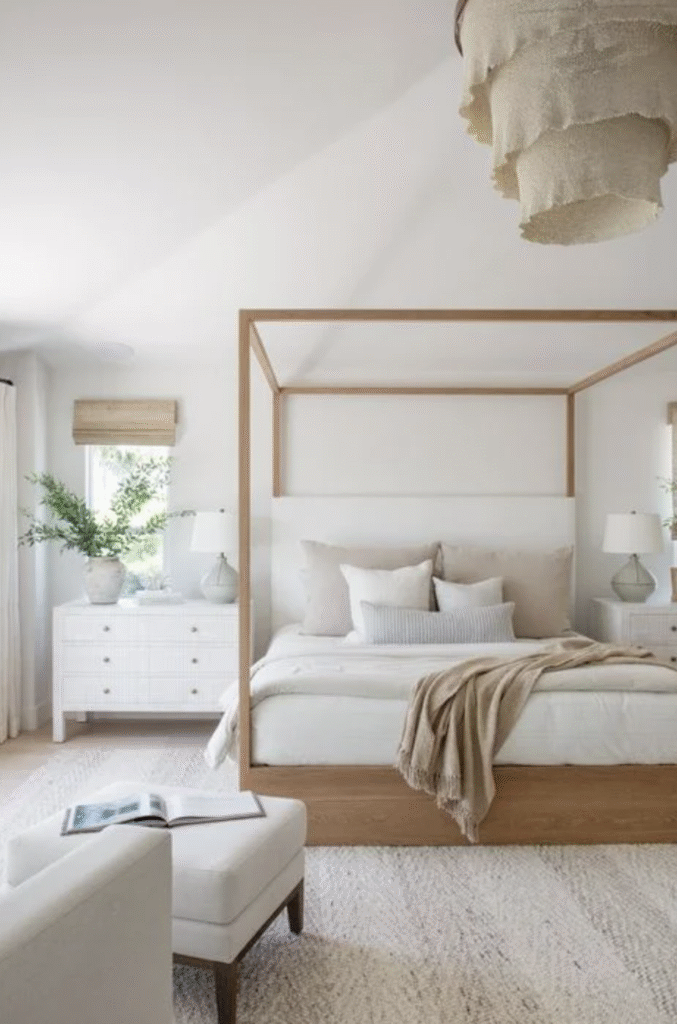 Modern Coastal Light And Airy Bedroom